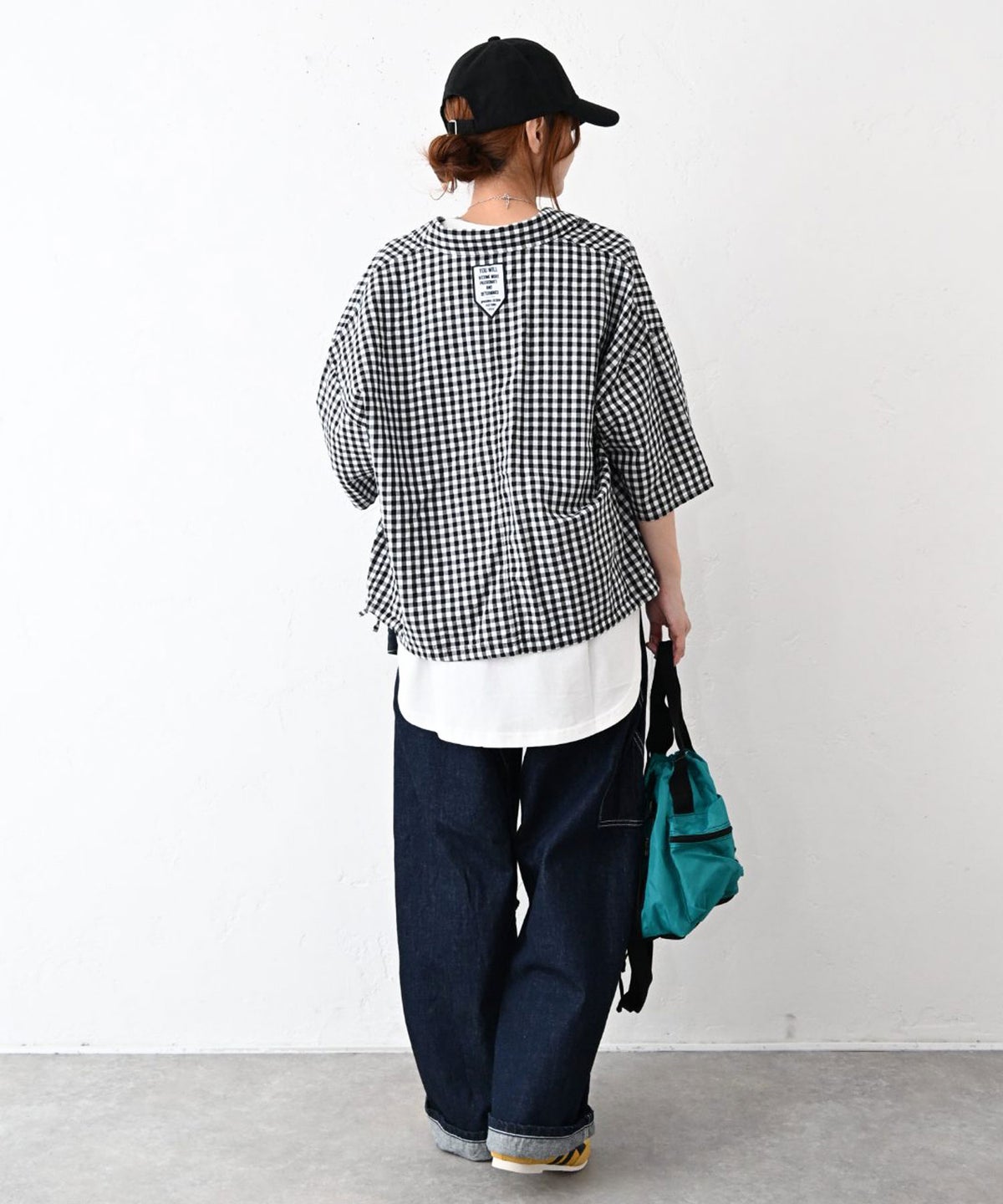  IN THE MARKET｜裾絞り付5分袖シャツ [[C-2627]][C]