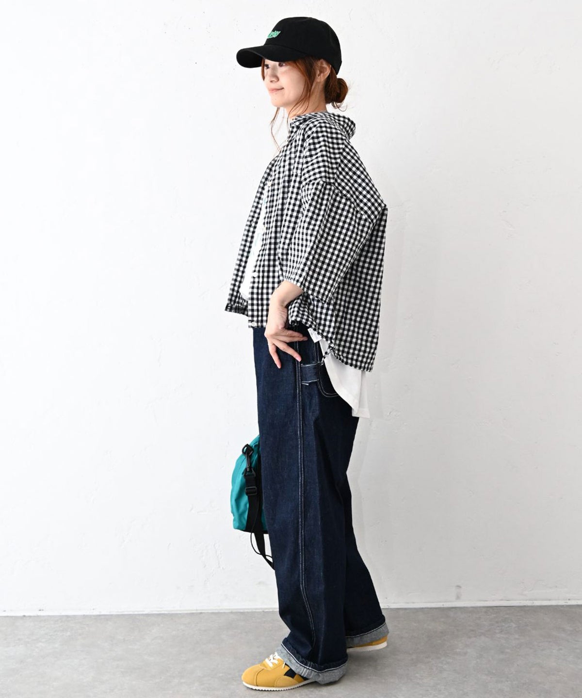 IN THE MARKET｜裾絞り付5分袖シャツ [[C-2627]][C]