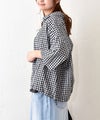  IN THE MARKET｜裾絞り付5分袖シャツ [[C-2627]][C]