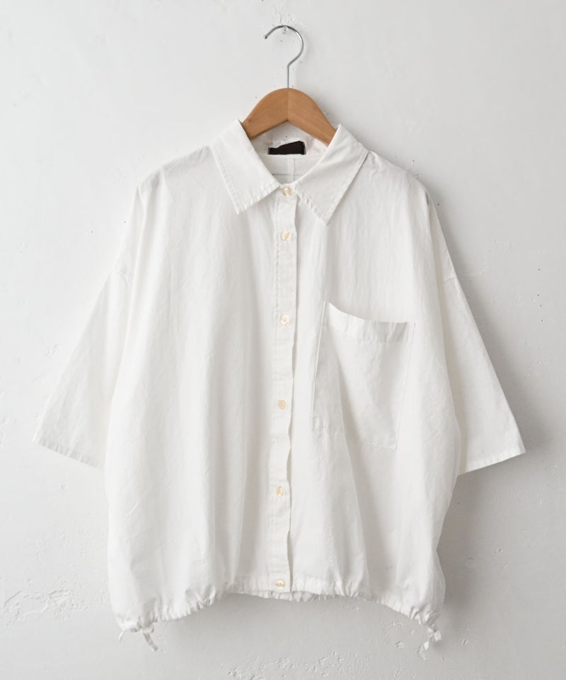  IN THE MARKET｜裾絞り付5分袖シャツ [[C-2627]][C]