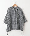  IN THE MARKET｜裾絞り付5分袖シャツ [[C-2627]][C]