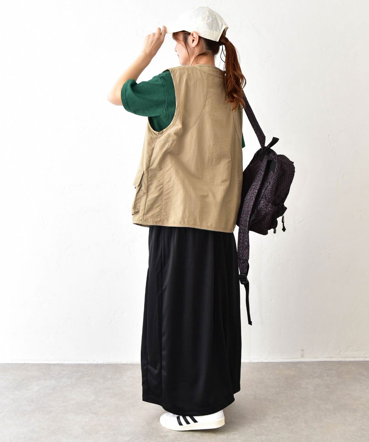 IN THE MARKET｜ウエストイージートラック素材スカート [[C-2570]][C]