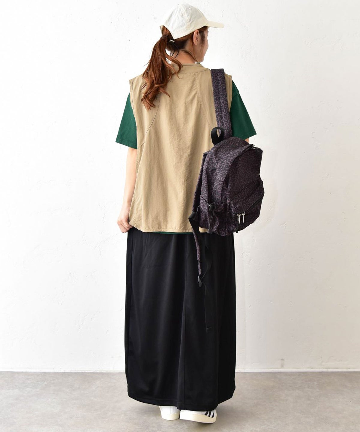 IN THE MARKET｜ウエストイージートラック素材スカート [[C-2570]][C]