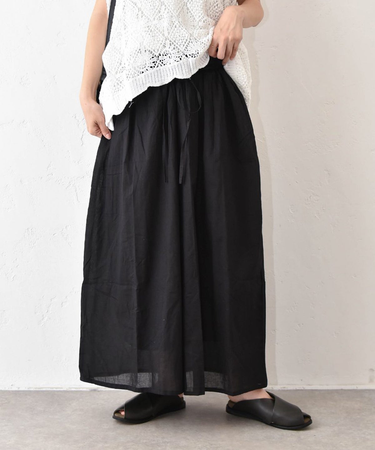 hagumu｜スカート風ワイドパンツ [[6098262]][C]