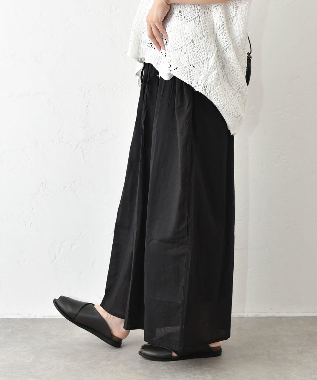 hagumu｜スカート風ワイドパンツ [[6098262]][C]