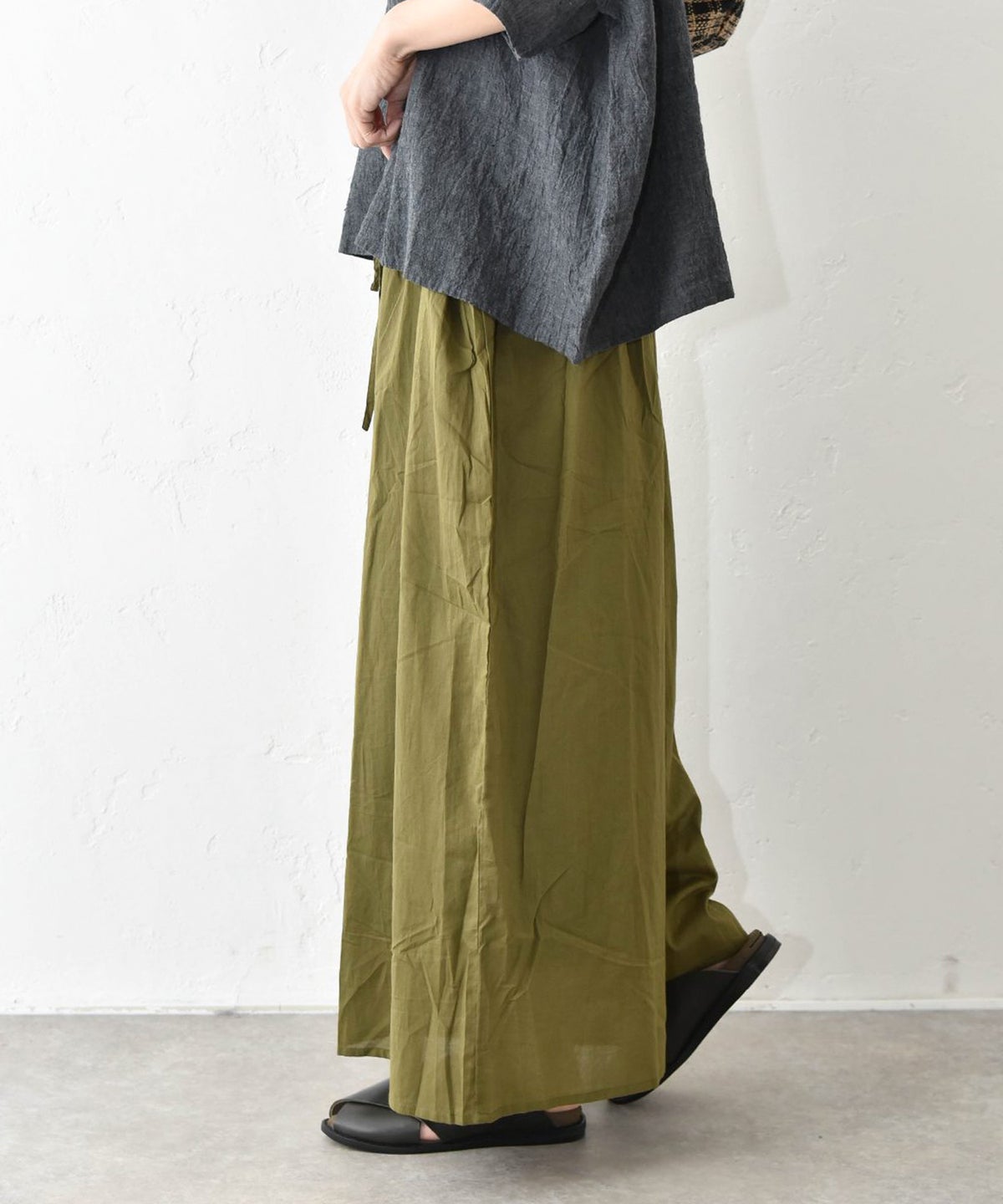 hagumu｜スカート風ワイドパンツ [[6098262]][C]