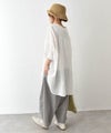 hagumu｜バックギャザーシャツチュニック [[80098262]][C]