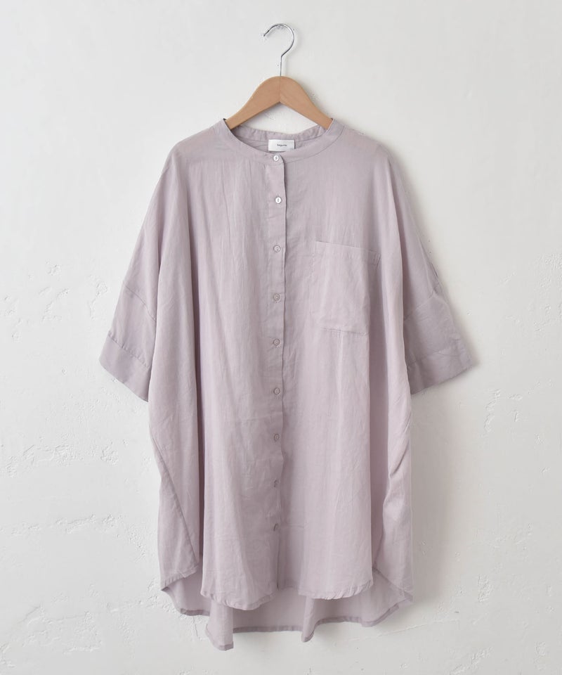 hagumu｜バックギャザーシャツチュニック [[80098262]][C]