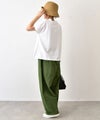 NARU｜シーチングハンドワッシャーノッポパンツ [[643855BE]][C]