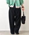  NARU｜シーチングハンドワッシャーノッポパンツ [[643855BE]][C]