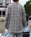 ARMY TWILL｜Checked Utility Shirt [[AM-2657001]][D]