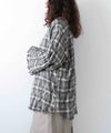 ARMY TWILL｜Checked Utility Shirt [[AM-2657001]][D]