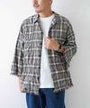 ARMY TWILL｜Checked Utility Shirt [[AM-2657001]][D]