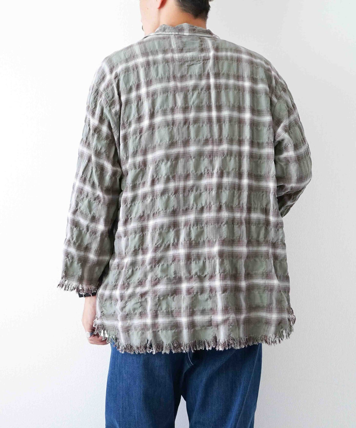 ARMY TWILL｜Checked Utility Shirt [[AM-2657001]][D]