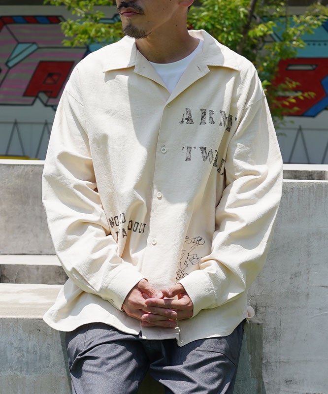 ARMY TWILL｜Utility Shirt Print [[AM-2657002]][D]