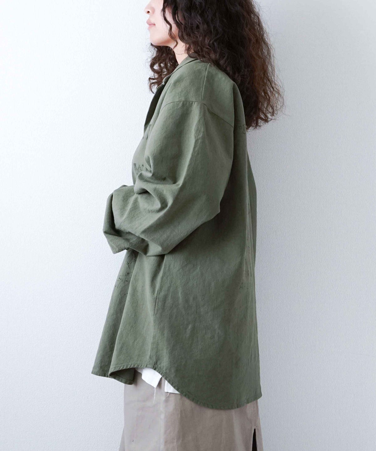 ARMY TWILL｜Utility Shirt Print [[AM-2657002]][D]