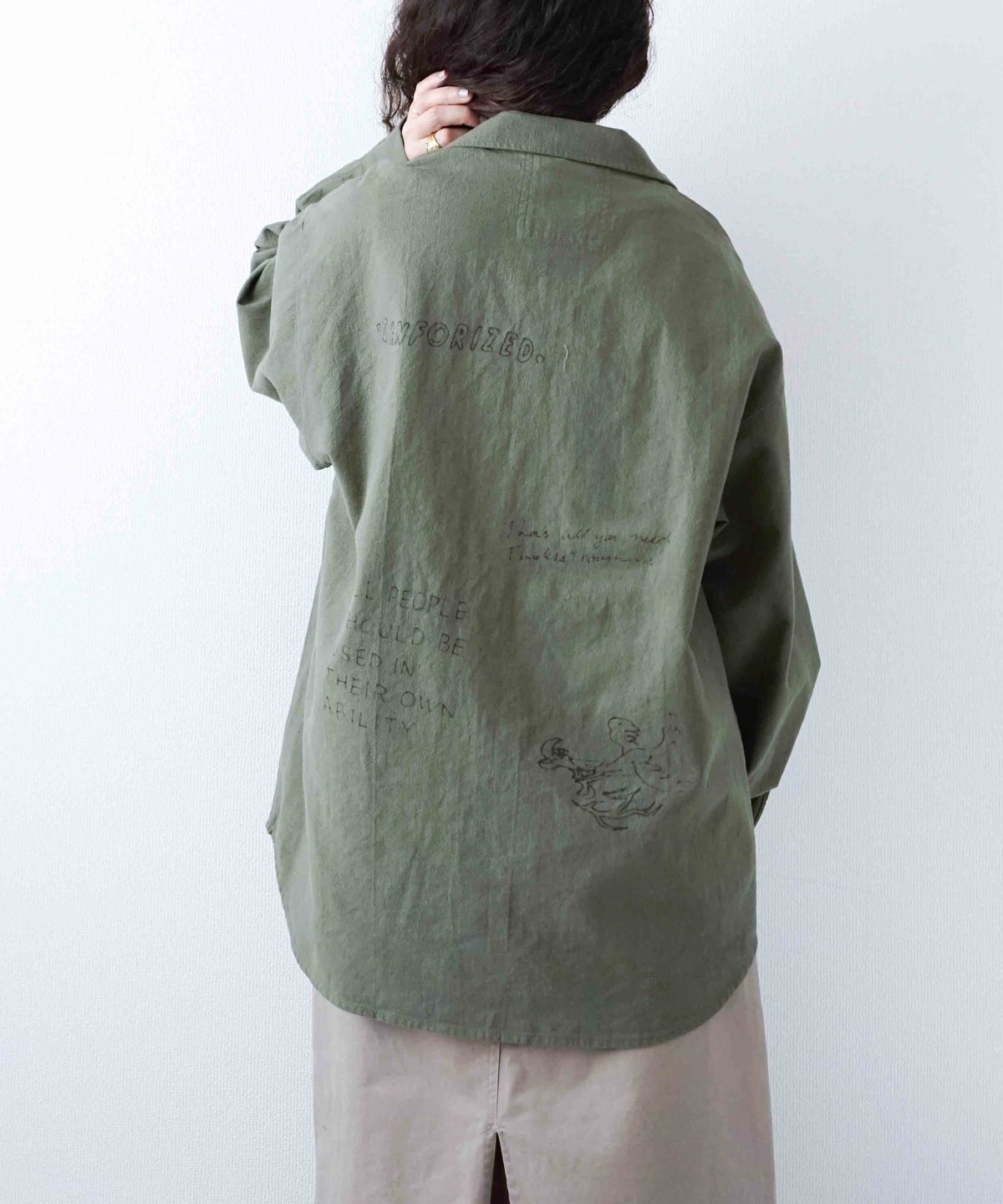ARMY TWILL｜Utility Shirt Print [[AM-2657002]][D]