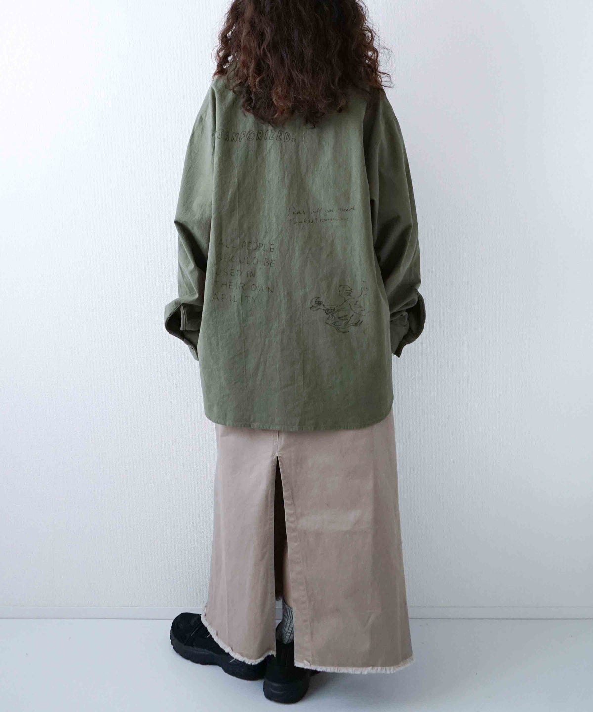 ARMY TWILL｜Utility Shirt Print [[AM-2657002]][D]