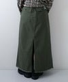 ARMY TWILL｜Strech Baker Twill Skirt [[AM-2659011]][D]