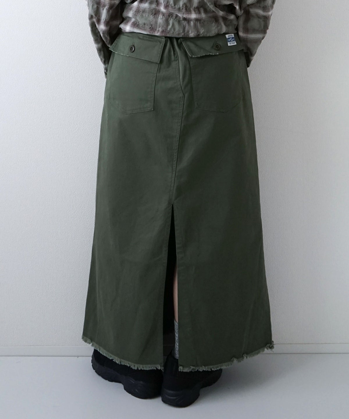 ARMY TWILL｜Strech Baker Twill Skirt [[AM-2659011]][D]
