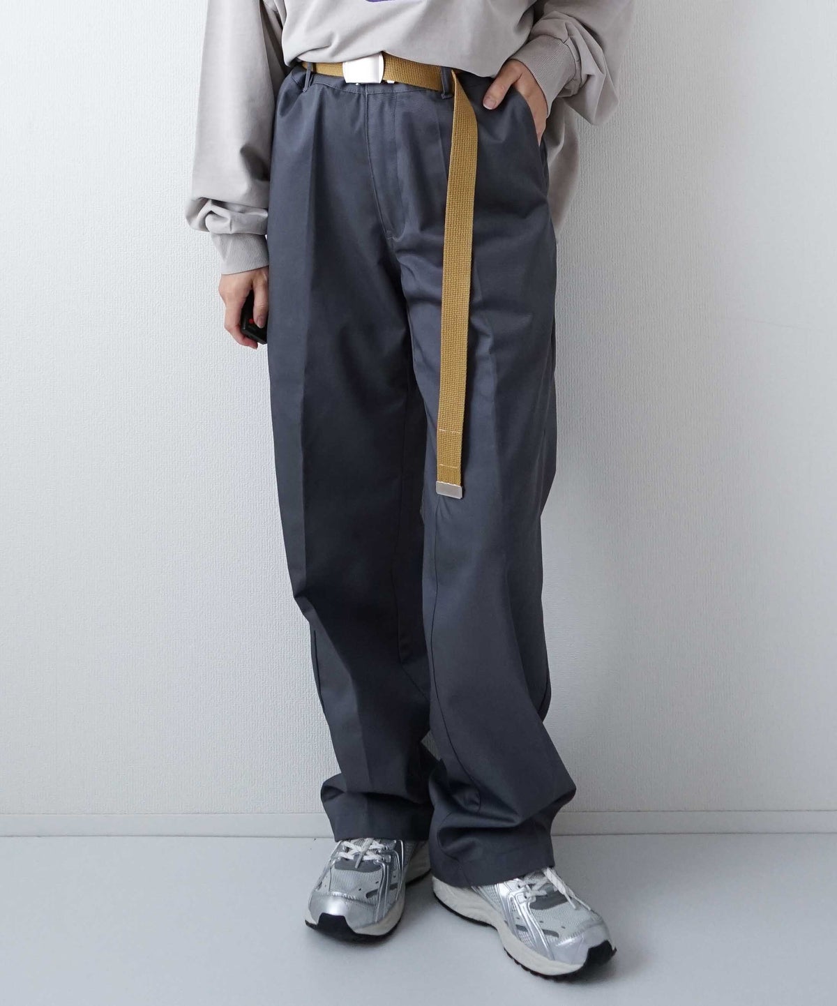 YARMO"THE UNIFORM"｜Utility Trousers with Belt T/C　Twill [[YTU-26AW TR3TC]][D]