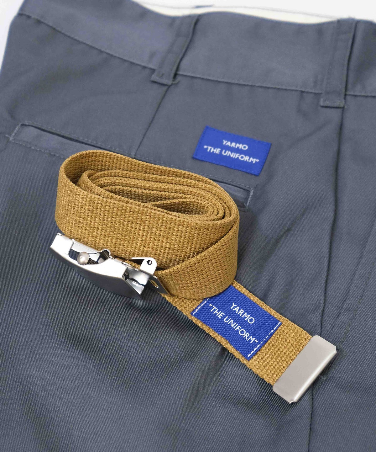 YARMO"THE UNIFORM"｜Utility Trousers with Belt T/C　Twill [[YTU-26AW TR3TC]][D]