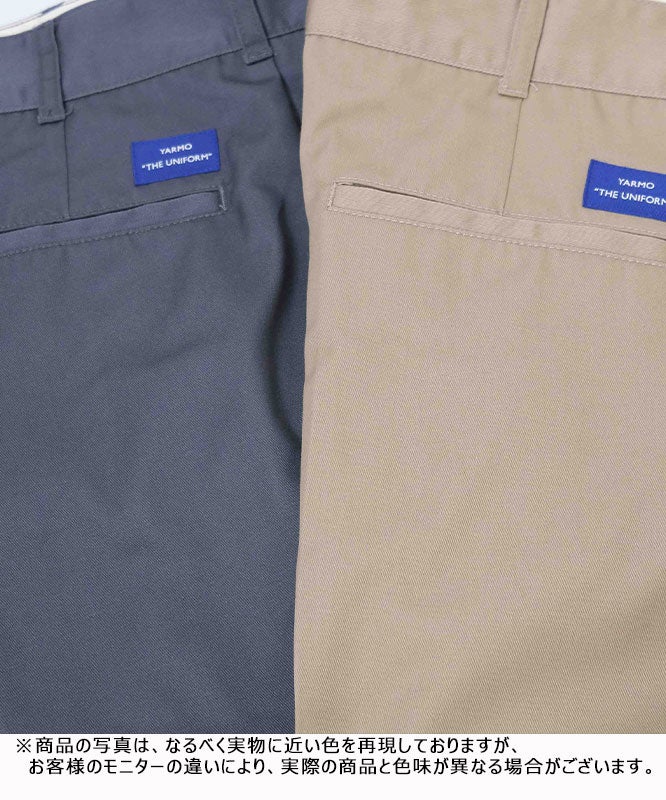 YARMO"THE UNIFORM"｜Utility Trousers with Belt T/C　Twill [[YTU-26AW TR3TC]][D]