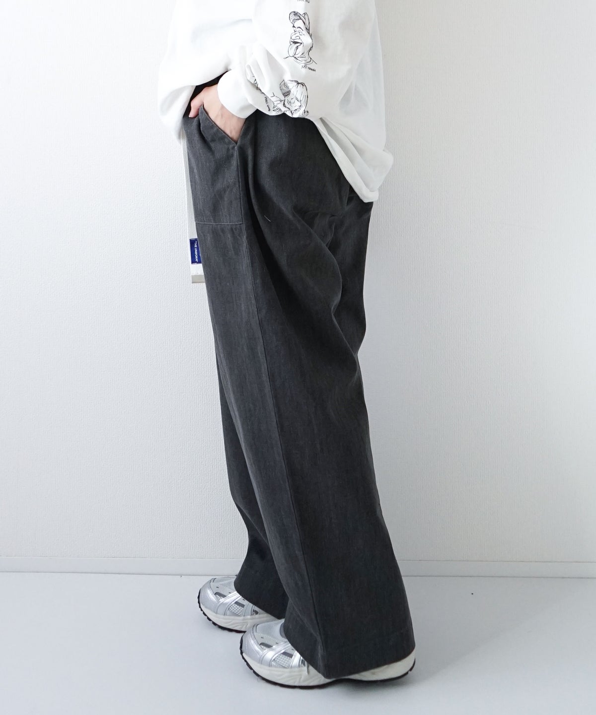 YARMO"THE UNIFORM"｜Field Trousers with Belt Herringbone [[YTU-26AW TR4HE]][D]
