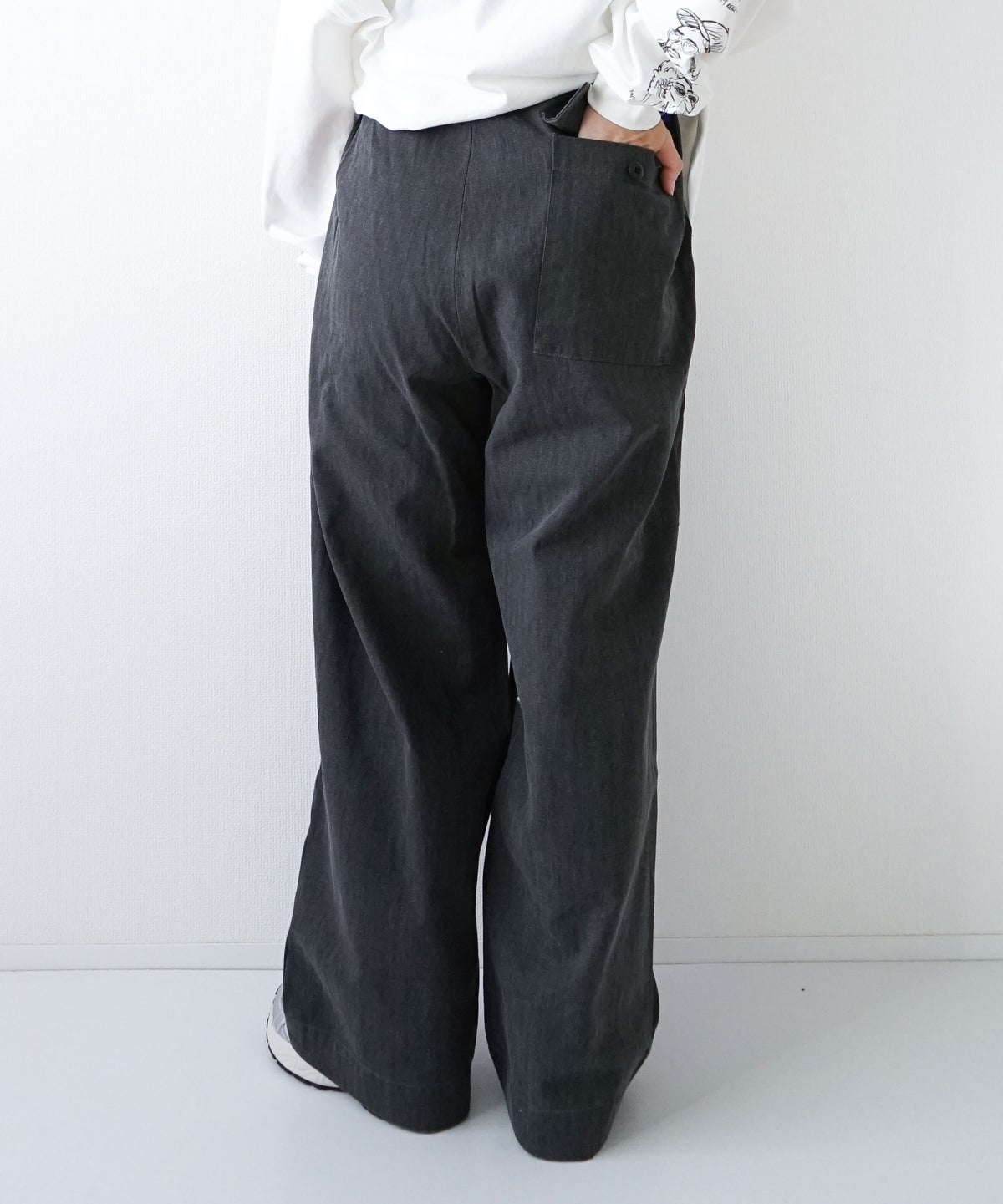 YARMO"THE UNIFORM"｜Field Trousers with Belt Herringbone [[YTU-26AW TR4HE]][D]
