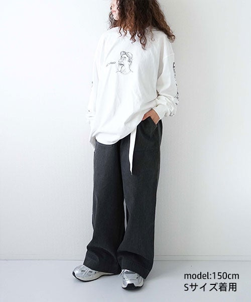 YARMO"THE UNIFORM"｜Field Trousers with Belt Herringbone [[YTU-26AW TR4HE]][D]