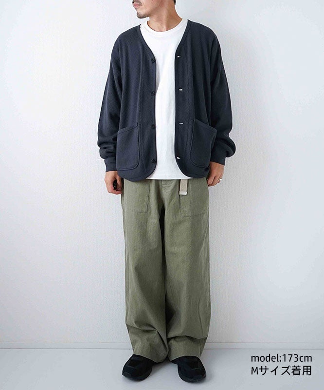 YARMO"THE UNIFORM"｜Field Trousers with Belt Herringbone [[YTU-26AW TR4HE]][D]