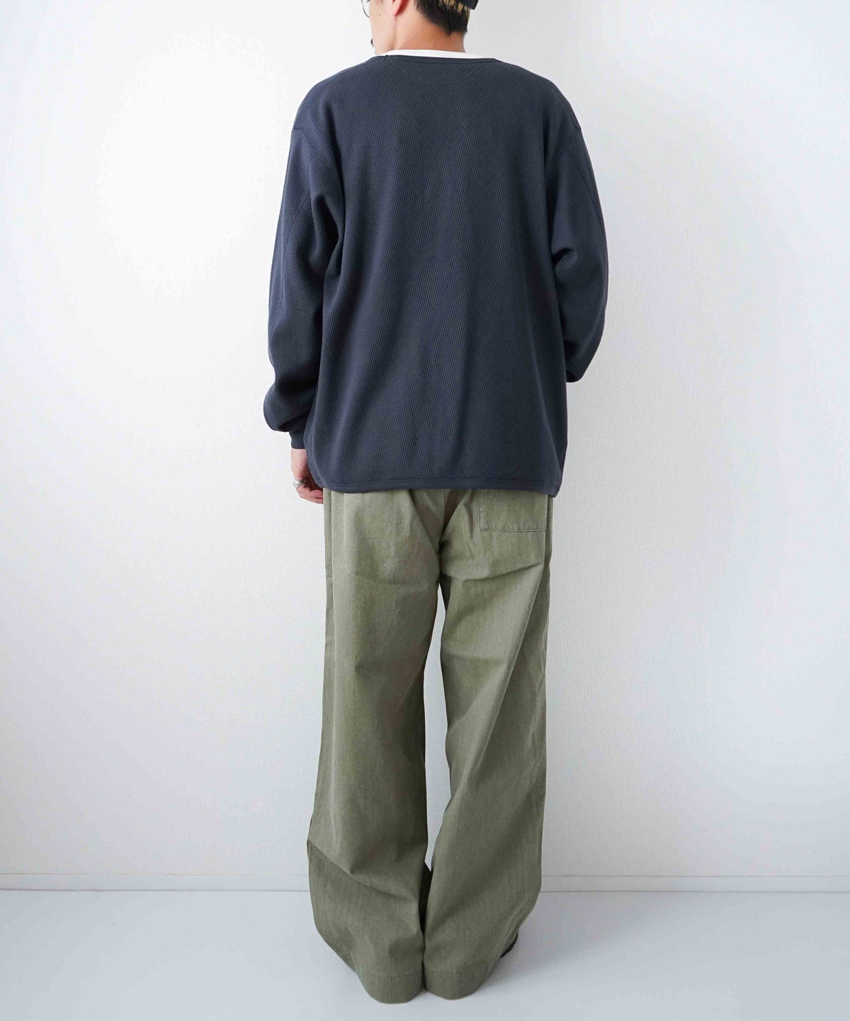YARMO"THE UNIFORM"｜Field Trousers with Belt Herringbone [[YTU-26AW TR4HE]][D]