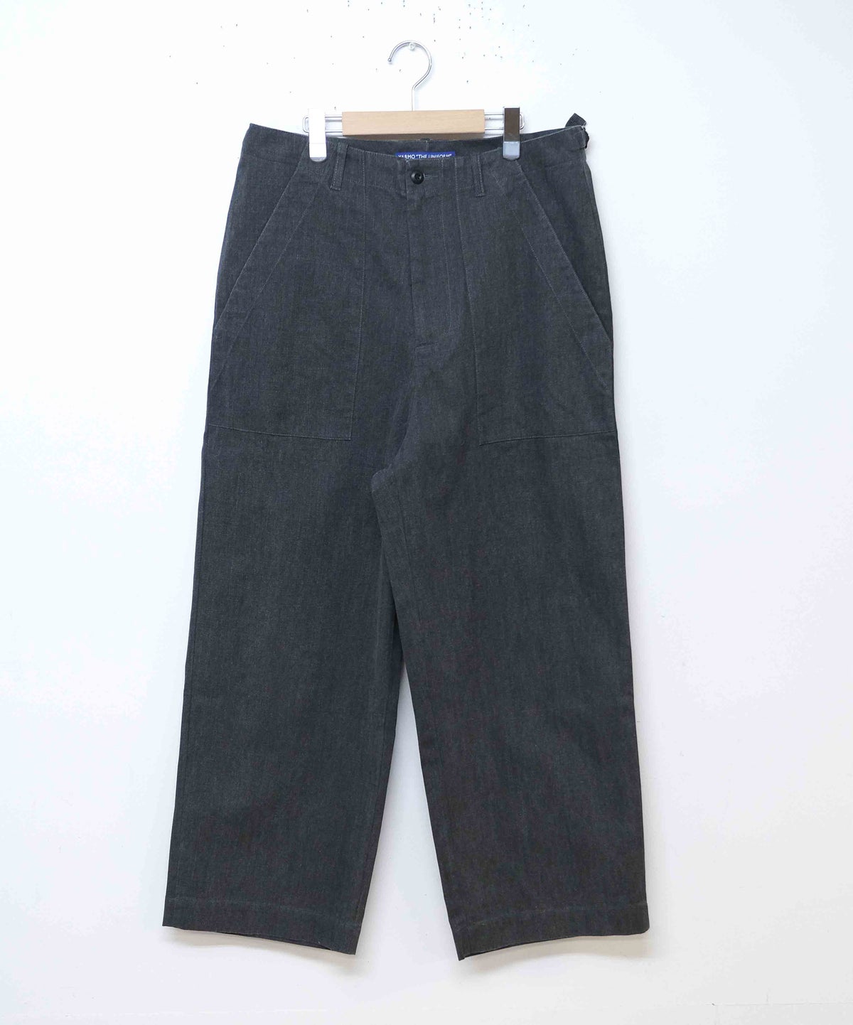 YARMO"THE UNIFORM"｜Field Trousers with Belt Herringbone [[YTU-26AW TR4HE]][D]