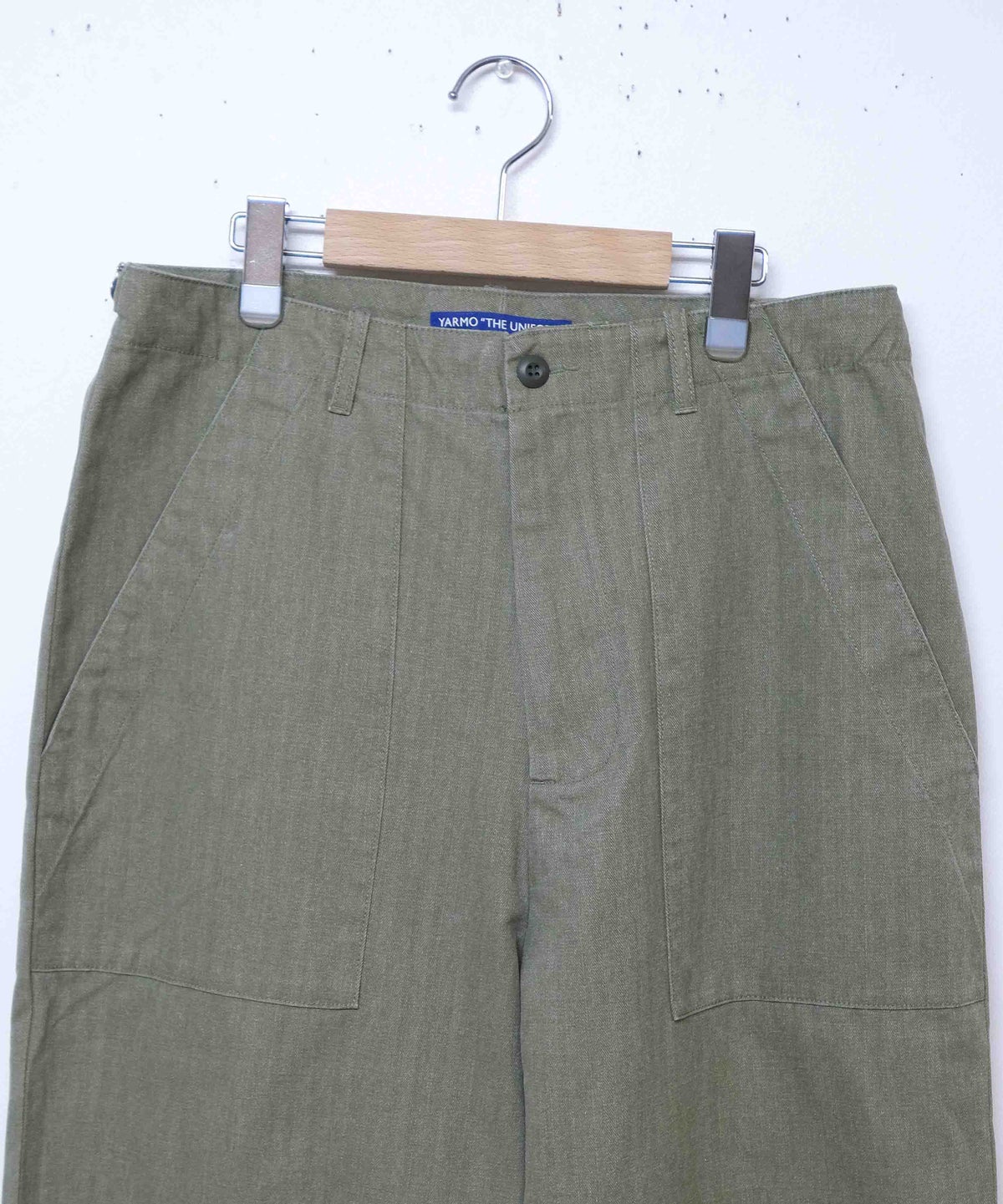 YARMO"THE UNIFORM"｜Field Trousers with Belt Herringbone [[YTU-26AW TR4HE]][D]