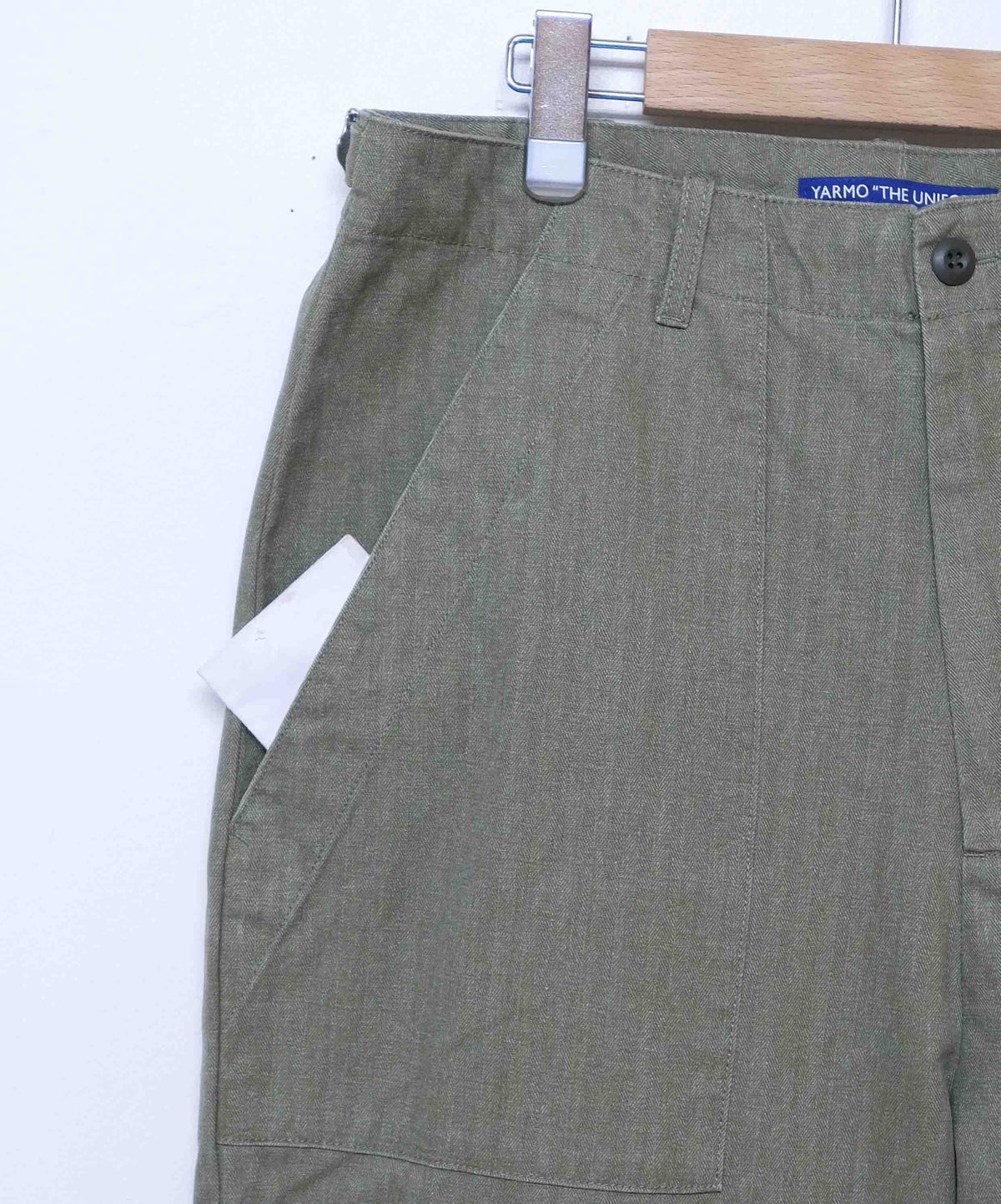 YARMO"THE UNIFORM"｜Field Trousers with Belt Herringbone [[YTU-26AW TR4HE]][D]