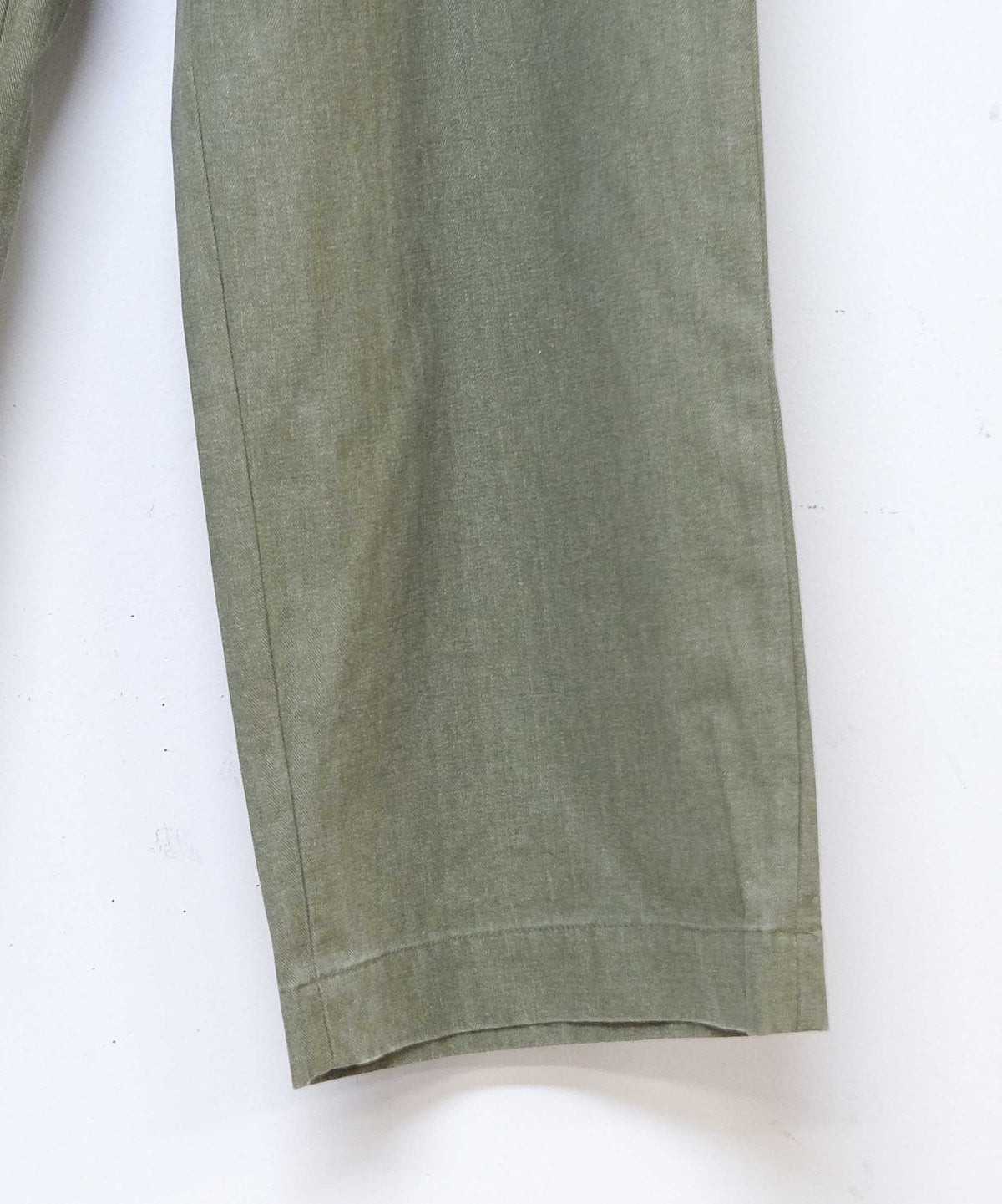 YARMO"THE UNIFORM"｜Field Trousers with Belt Herringbone [[YTU-26AW TR4HE]][D]