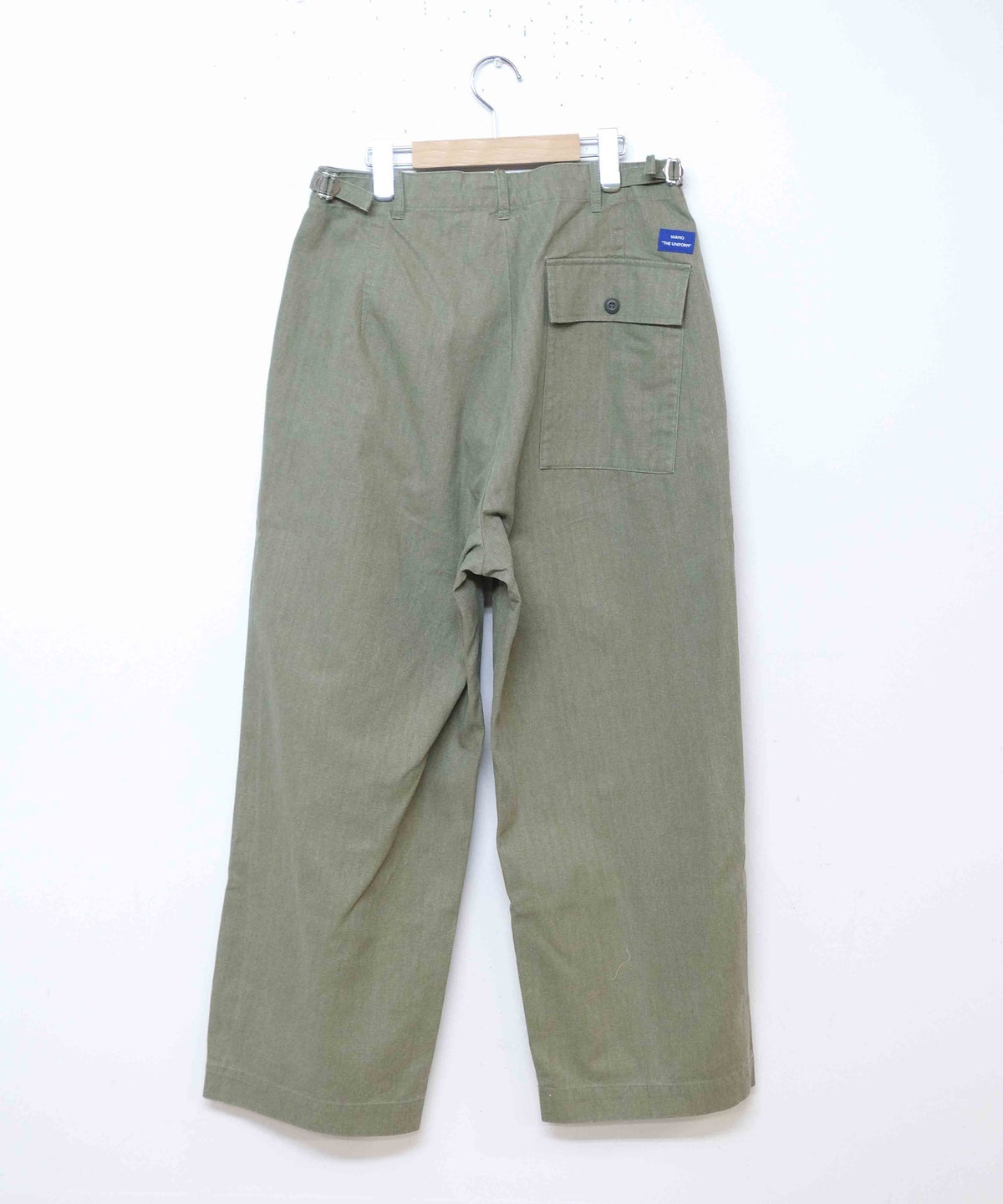 YARMO"THE UNIFORM"｜Field Trousers with Belt Herringbone [[YTU-26AW TR4HE]][D]