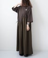 day standard｜異素材切替えアシンメトリーワンピース [[K262171-28]]