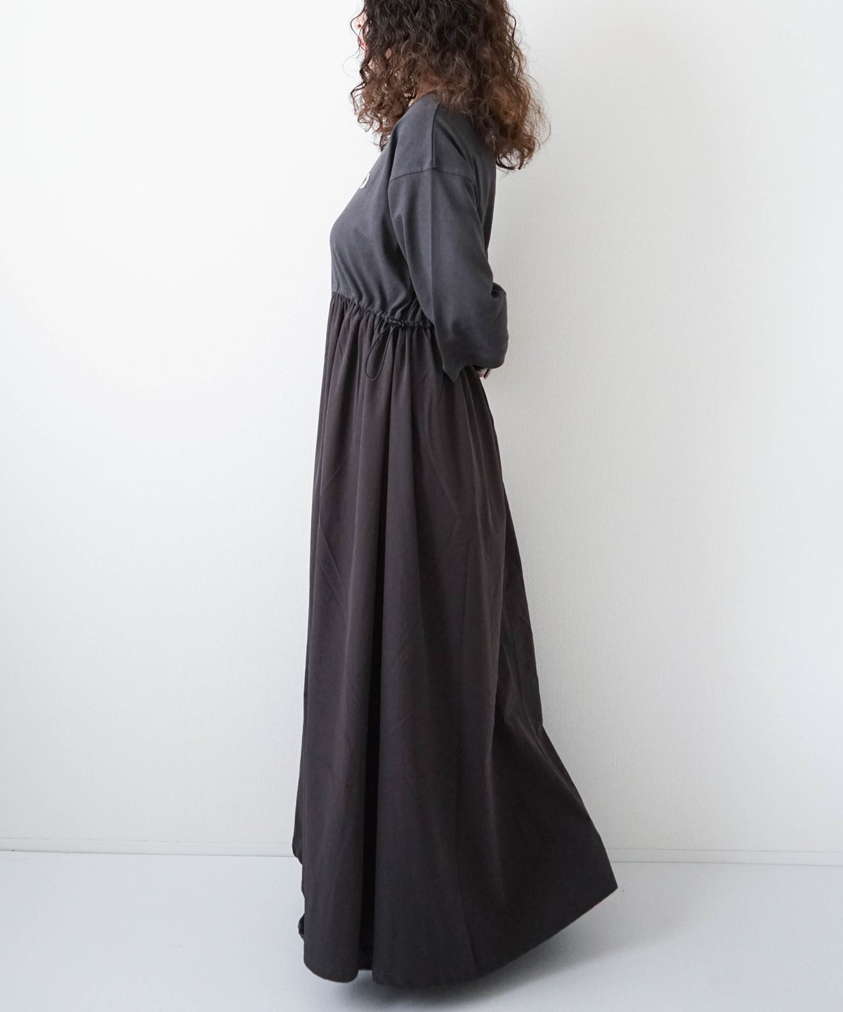 day standard｜異素材切替えアシンメトリーワンピース [[K262171-28]]