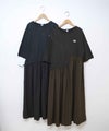 day standard｜異素材切替えアシンメトリーワンピース [[K262171-28]]