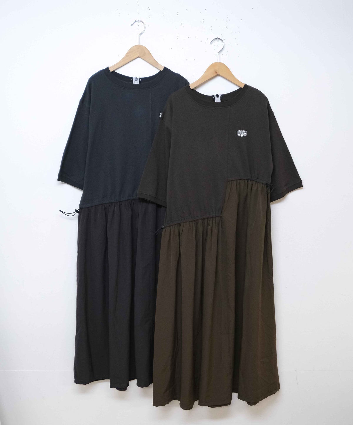 day standard｜異素材切替えアシンメトリーワンピース [[K262171-28]]