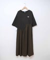 day standard｜異素材切替えアシンメトリーワンピース [[K262171-28]]