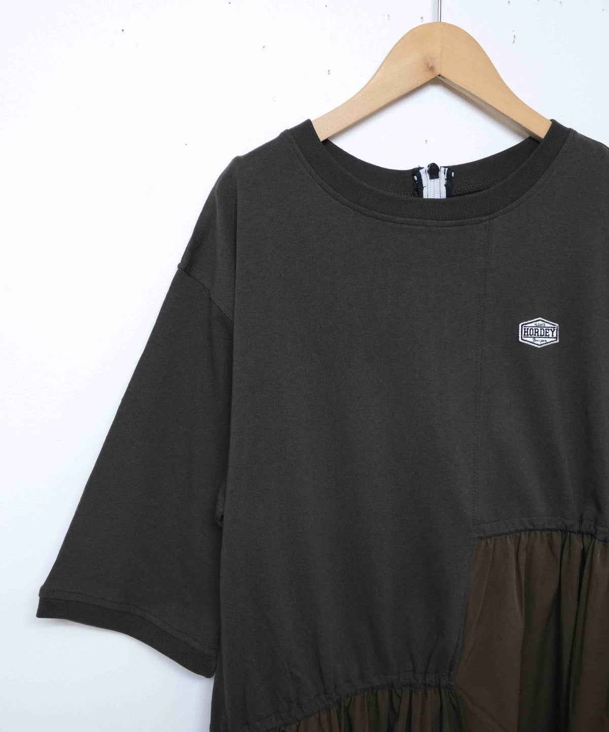day standard｜異素材切替えアシンメトリーワンピース [[K262171-28]]