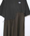 day standard｜異素材切替えアシンメトリーワンピース [[K262171-28]]