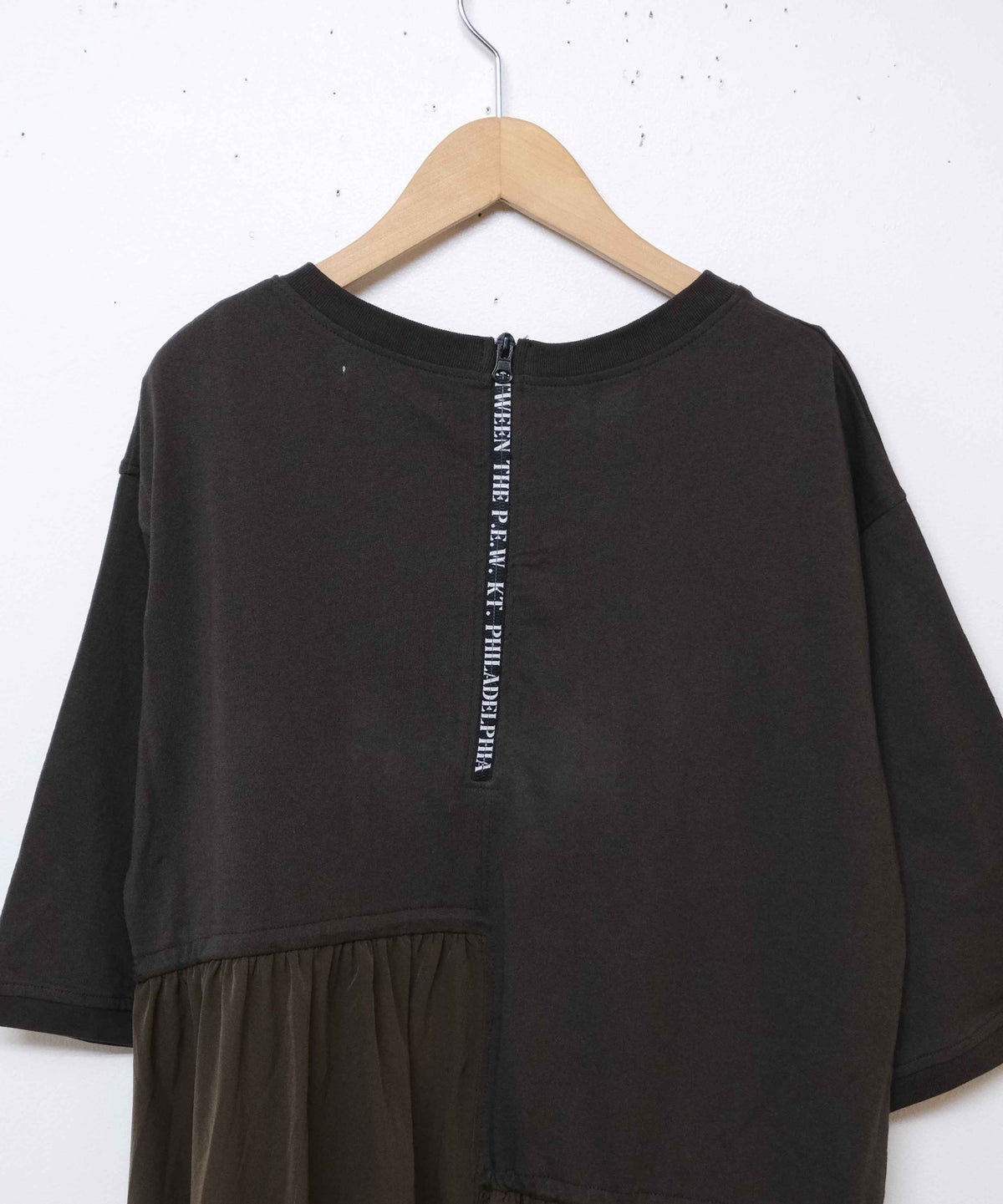 day standard｜異素材切替えアシンメトリーワンピース [[K262171-28]]
