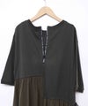day standard｜異素材切替えアシンメトリーワンピース [[K262171-28]]