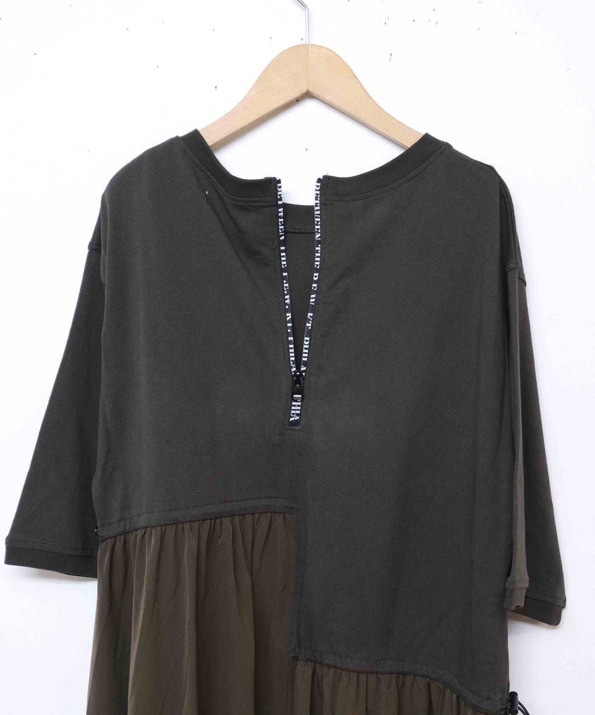 day standard｜異素材切替えアシンメトリーワンピース [[K262171-28]]