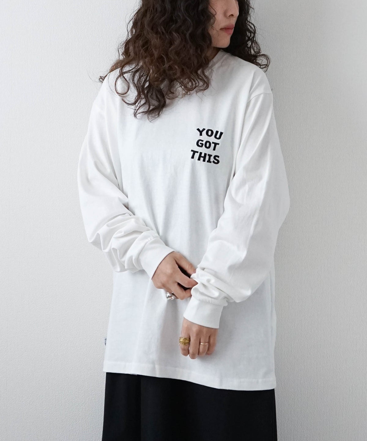 ジムマスター｜7.4oz YOU GOT THIS 刺繍ロンTEE [[G821747]][D]
