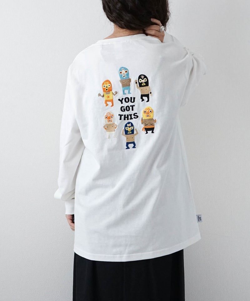 ジムマスター｜7.4oz YOU GOT THIS 刺繍ロンTEE [[G821747]][D]