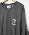 ジムマスター｜7.4oz YOU GOT THIS 刺繍ロンTEE [[G821747]][D]
